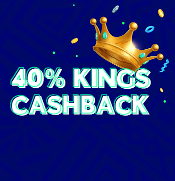 Claim 40% of your deposits back every-single-day as a VIP player at Thunderbolt.