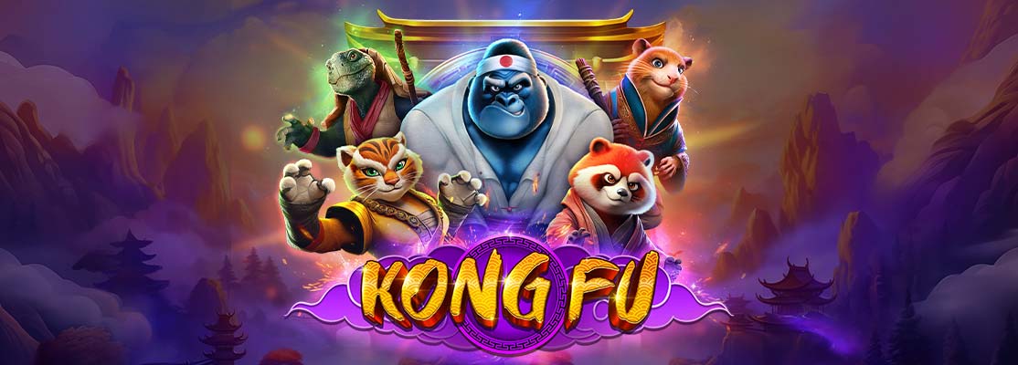 Hero Kong and his band of fighters in New Kong Fu Slot Game