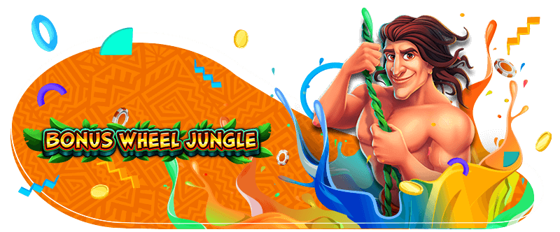 Jungle Jack swinging from a vine in the new slot game 