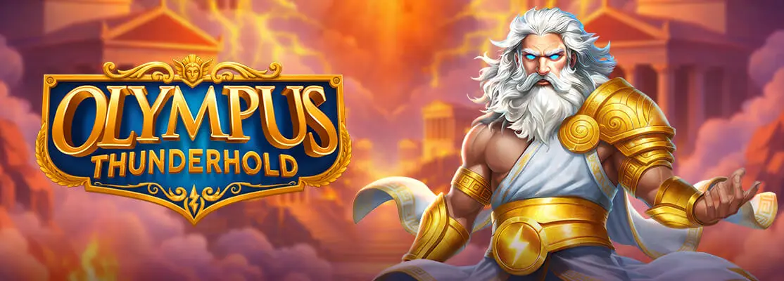 Play Olympus ThunderHold online slot at Thunderbolt Casino featuring Zeus and thunder jackpots