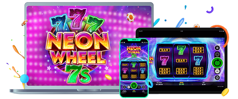 Neon Wheel 7s online slot on mobile and desktop
