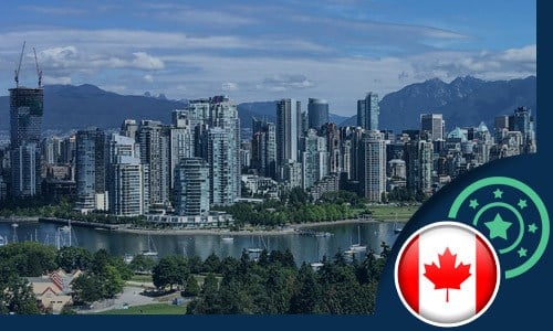 Vancouver BC Canada skyline