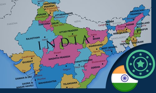 map of India