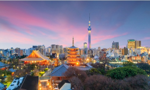 Tokyo skyline 